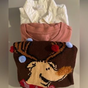 Toddler boy sweaters and button down.